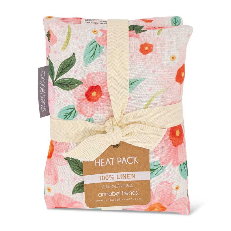 Annabel Trends Linen Heat Pillow - Meadow Blush image number 2
